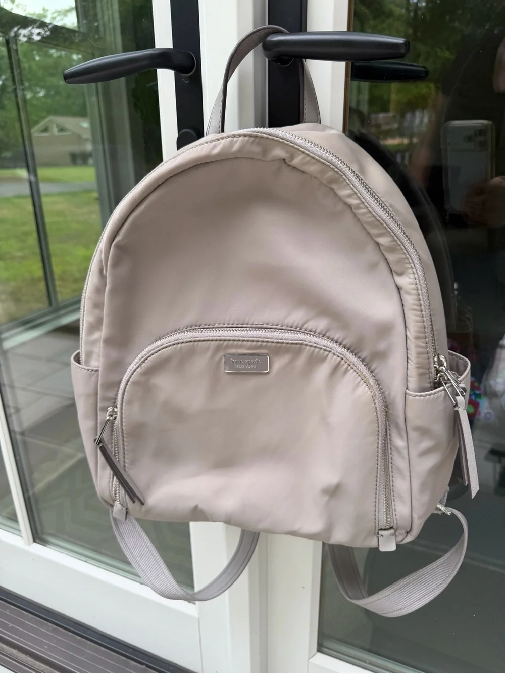 Kate Spade Light Gray Women's Backpack - Everyday Bag